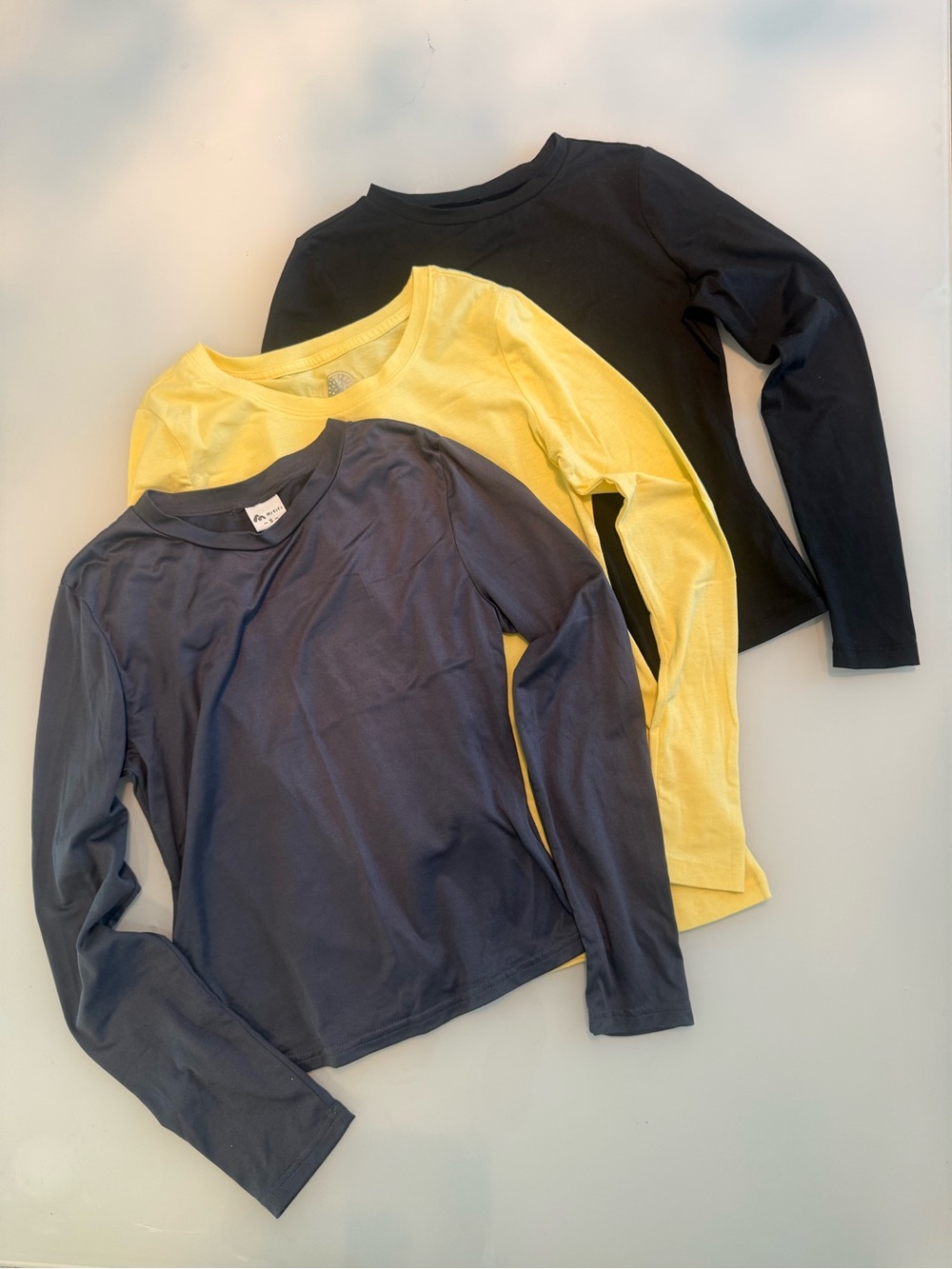 healing hands Kids Long-Sleeve Tees — Black, Yellow, Navy#B13
